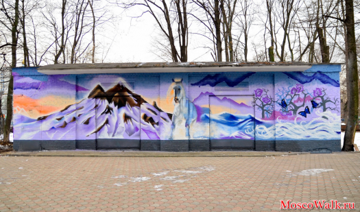 Зимний рисунок в парке Сокольники