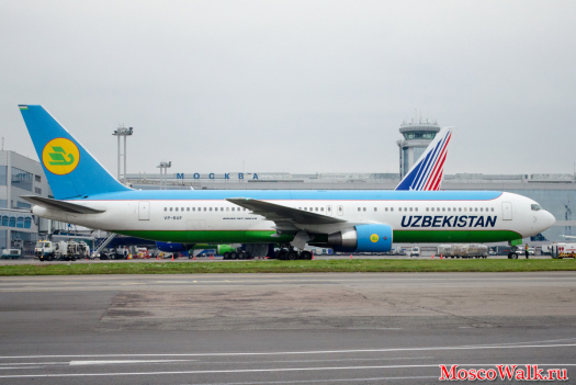 Boeing 767-300ER авиакомпании Uzbekistan