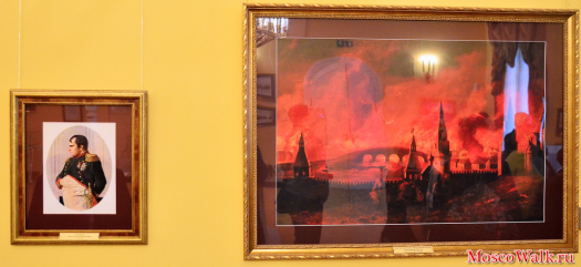 Неизвестный художник первой четверти XIX века - Пожар Москвы 1812 года