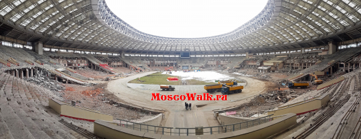 панорама стадиона Лужники