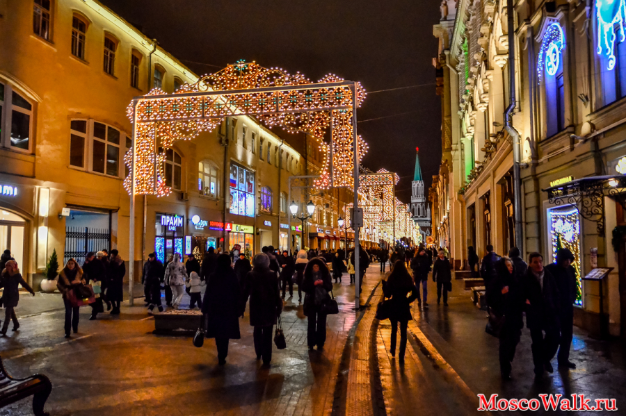 Праздничная Никольская улица