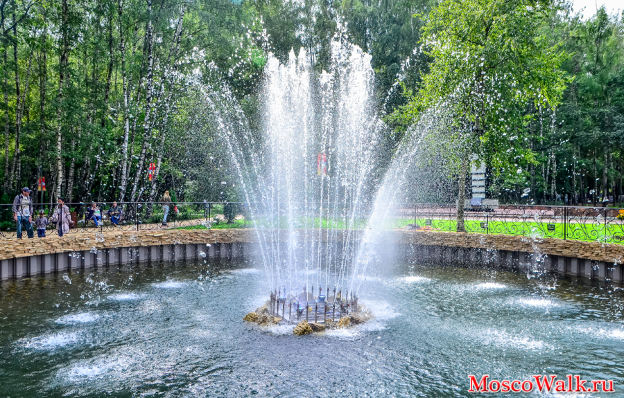 фонтан в парке Дубки