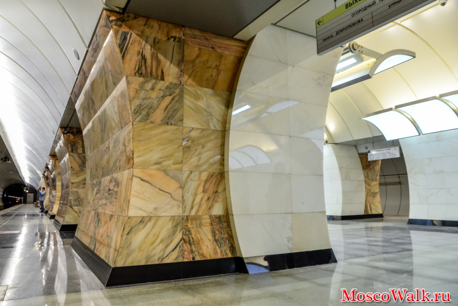 Московское метро. станция Бутырская