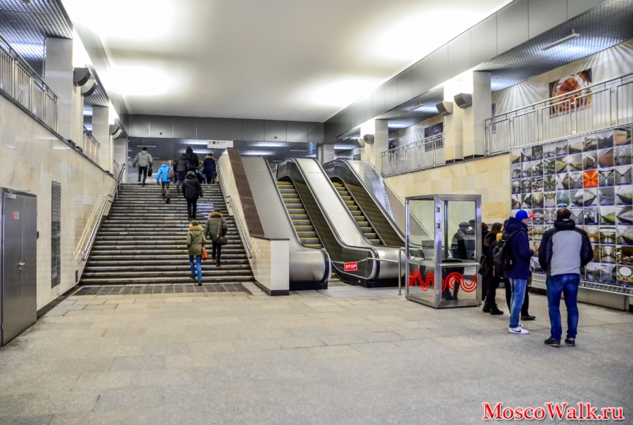 эскалаторы на станции Саларьево
