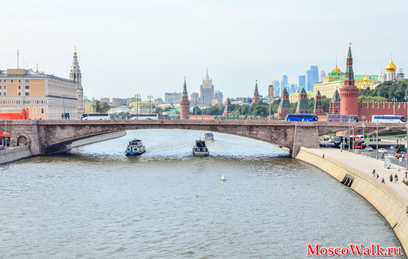 Москва река. Парк Зарядье