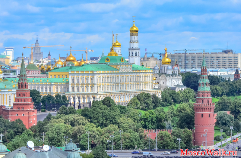 Вид на Кремль со смотровой площадки
