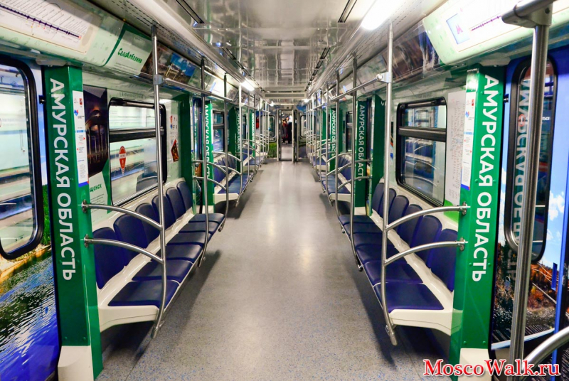 вагон московского метро тематического поезда