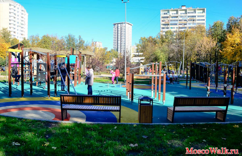 парк Федорова детские площадки