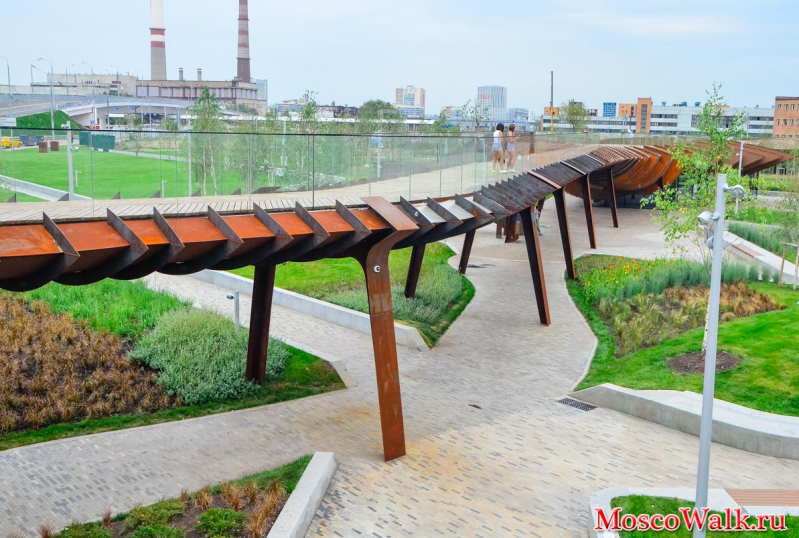 новый парк на территории бывшего завода ЗИЛ