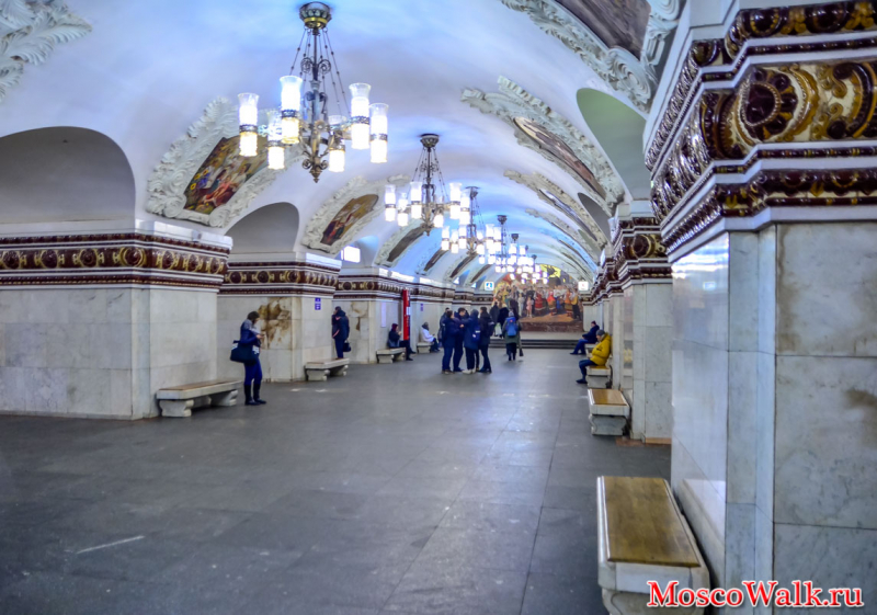 beautiful Moscow metro