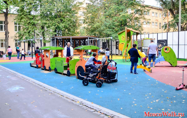 детская площадка Новослободский парк