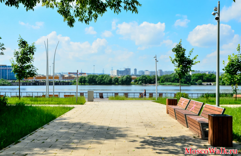 парк Берег реки Москвы в Капотне
