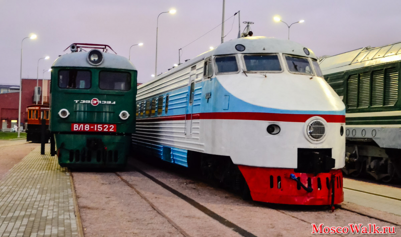 посещение Музея железных дорог России