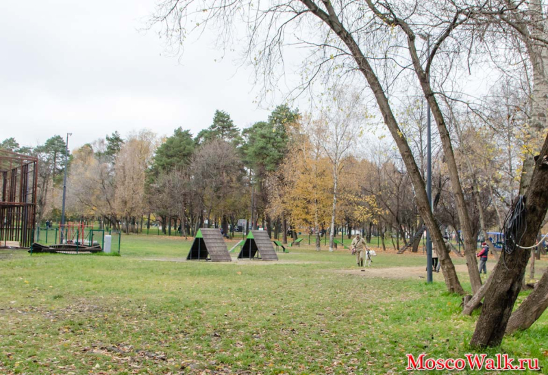 парк Сосенки площадка для выгула собак