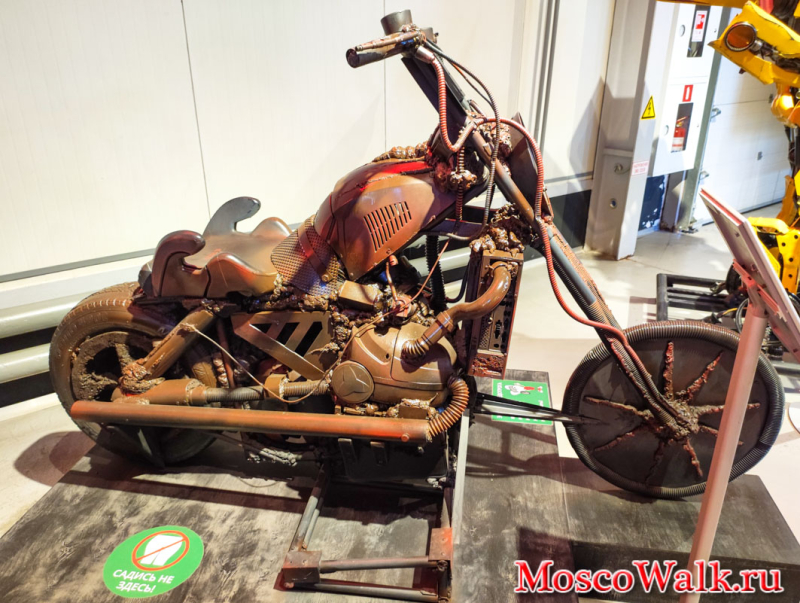 мотоцикл из старых пылесосов