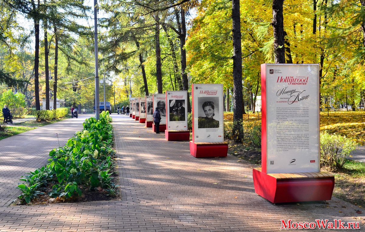 Выставка легенды кино в парке Сокольники