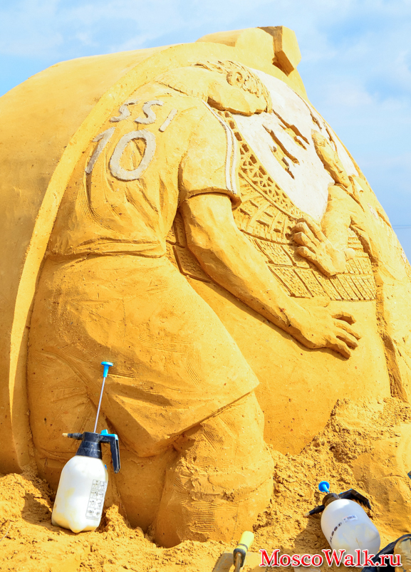 Чемпионат мира по скульптуре из песка в музее-заповеднике Коломенское