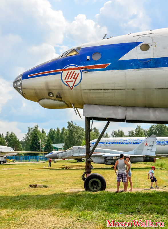 Ту-114 в Центральном музее ВВС в Монино