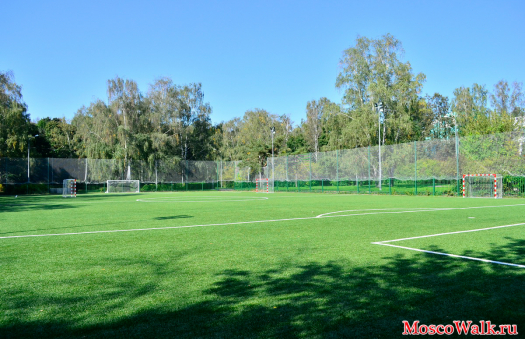 Футбольное поле в парке Сокольники