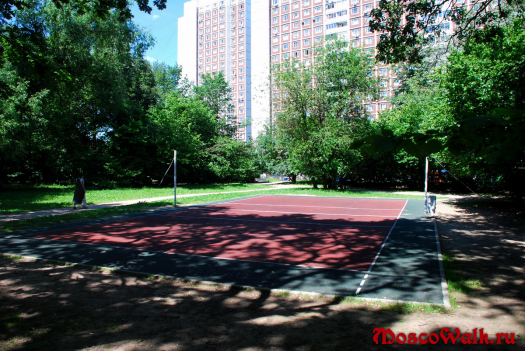 Волейбольная площадка в Воронцовском парке