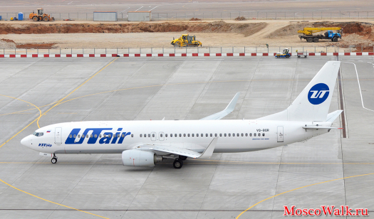 737-800 (VQ-BQR) авиакомпании Utair