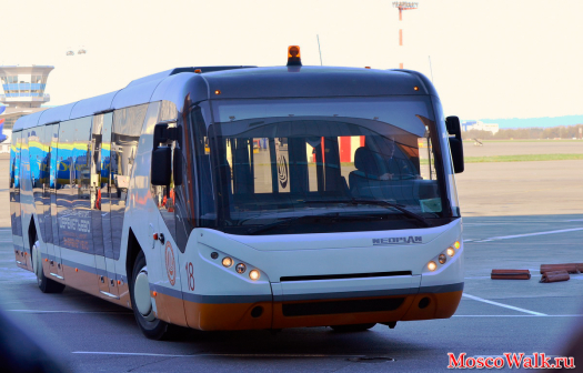 Автобус в аэропорту Шереметьево