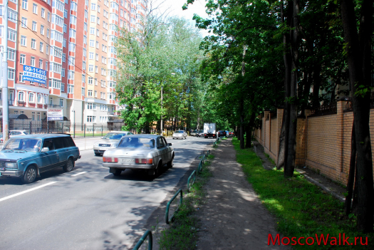 Пешеходная дорога вдоль Ставропольской