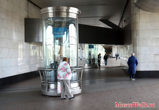 Выставка на станции Воробьевы горы