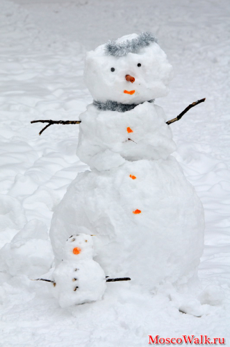 Снеговики в Царицыно