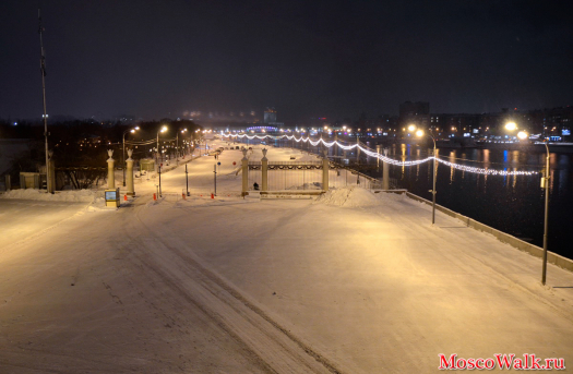 парк Горького с Крымского моста