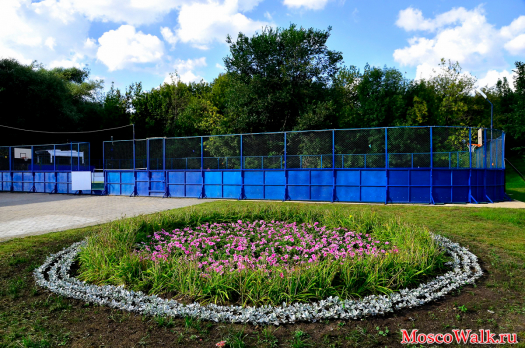 цветочные клумбы в Люблинском парке