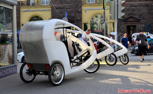 Велотакси в Москве
