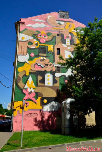 Граффити Астраханский переулок 8