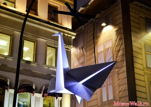 Никольская улица оригами-навесы