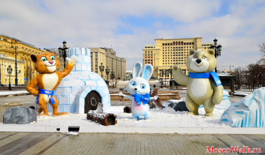 талисманы зимних Олимпийских игр Сочи 2014