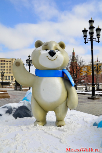Олимпийский талисман Белый Медведь