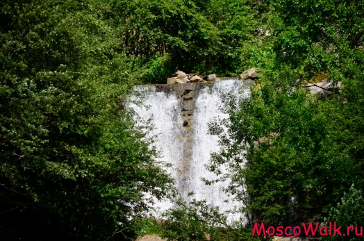 Водопад на трансфагарашском шоссе