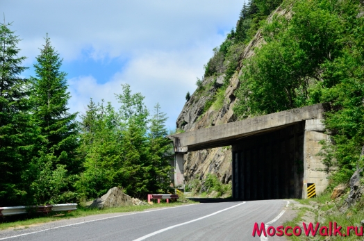 тоннель на трансфагарашском шоссе