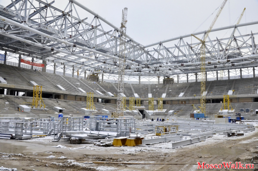 Стадион Спартак будет вмещать 45000 зрителей