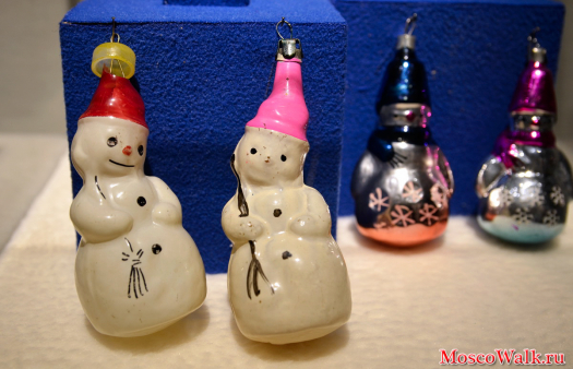 ёлочная игрушка снеговик - выставка Новогодняя сказка