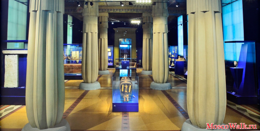Египетский зал после реконструкции Государственного музея искусств