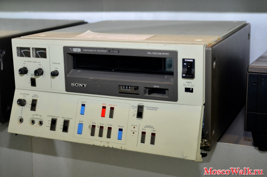 Видеомагнитофоны Sony в период с 1980 по 1993гг.