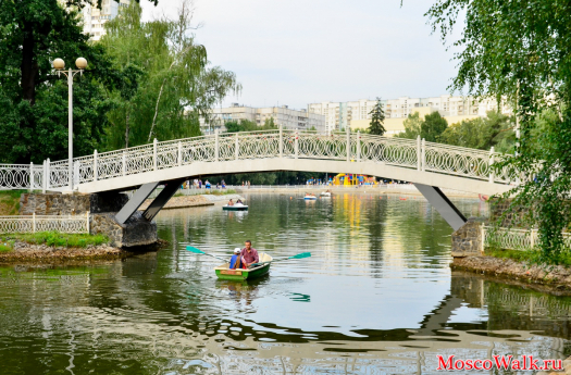 пешеходный мост над Лианозовскими прудами