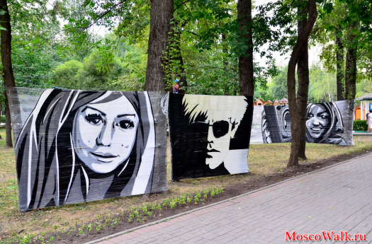 Рисунки в Лианозовском парке