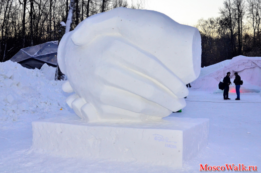конкурс снежных и ледяных скульптур Скульпт ОЛИМП