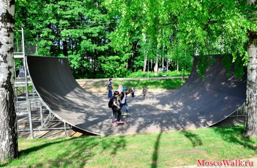 скейтпарк в парке Сокольники