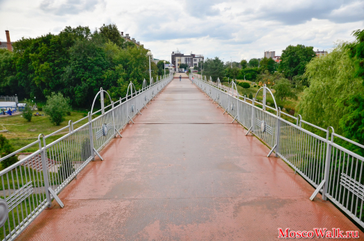 Брянск. Мост в парке Звездный
