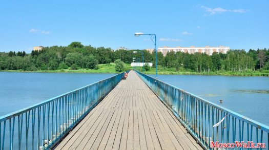 Мост через озеро Сенеж Солнечногорск
