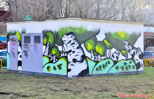 граффити березка