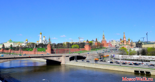 Главная достопримечательность города Москвы - Московский Кремль и Красная Площадь